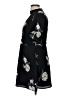 Socialite Floral Black Casual Dress Size M - photo 5