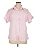 Unbranded 100% Polyester Pink Short Sleeve Blouse Size XL - photo 1