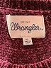 Wrangler Jeans Co 100% Polyester Chevron-herringbone Burgundy Pullover Sweater Size XL - photo 7