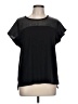 Anne Klein Black Short Sleeve Top Size L - photo 1