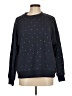 Live Well Active 100% Cotton Polka Dots Blue Sweatshirt Size M - photo 1