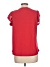 Vintage Rose Red Short Sleeve Blouse Size L - photo 2