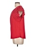 Vintage Rose Red Short Sleeve Blouse Size L - photo 5