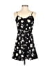Mudd Floral Black Casual Dress Size XS - photo 1