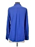J.Crew Blue Long Sleeve Silk Top Size 2 - photo 2