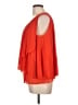 Zac & Rachel 100% Polyester Orange Sleeveless Blouse Size L - photo 5
