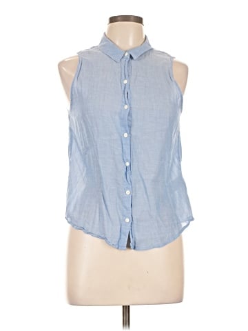 Divided by H&M Sleeveless Button-Down Shirt (view 1)
