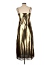 J.Crew Collection 100% Polyester Metallic Gold Cocktail Dress Size 12 - photo 2