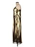 J.Crew Collection 100% Polyester Metallic Gold Cocktail Dress Size 12 - photo 5
