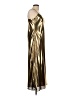 J.Crew Collection 100% Polyester Metallic Gold Cocktail Dress Size 12 - photo 4