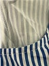 Unbranded 100% Polyester Stripes Blue Casual Dress Size M - photo 7