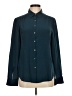Ann Taylor 100% Polyester Teal Long Sleeve Blouse Size 8 - photo 1