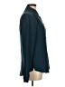 Ann Taylor 100% Polyester Teal Long Sleeve Blouse Size 8 - photo 4