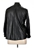 J. McLaughlin 100% Polyurethane Black 3/4 Sleeve Button-Down Shirt Size XL - photo 2