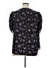 Torrid 100% Polyester Black 3/4 Sleeve Blouse Size 1X Plus (1) - photo 2