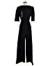 Black Halo Solid Black Jumpsuit Size 8 - photo 2