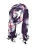 Unbranded 100% Viscose Tie-dye Purple Scarf One size - photo 1