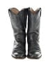 Justin Black Blue Boots Size 4 1/2 (wide) - photo 2