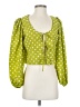 Levi's 100% Polyester Green 3/4 Sleeve Blouse Size XS - photo 1