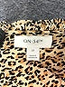 On 34th 100% Polyester Animal Print Gold Sleeveless Blouse Size 2X - photo 7
