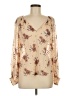 Joie Tan Long Sleeve Blouse Size M - photo 1