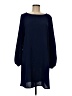 Shein 100% Polyester Solid Blue Casual Dress Size 8 - 10 - photo 1