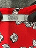 dalia 100% Polyester Red 3/4 Sleeve Blouse Size L - photo 4