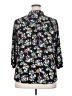 Elementz Floral Black 3/4 Sleeve Blouse Size 2X - photo 2