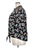 Elementz Floral Black 3/4 Sleeve Blouse Size 2X - photo 5