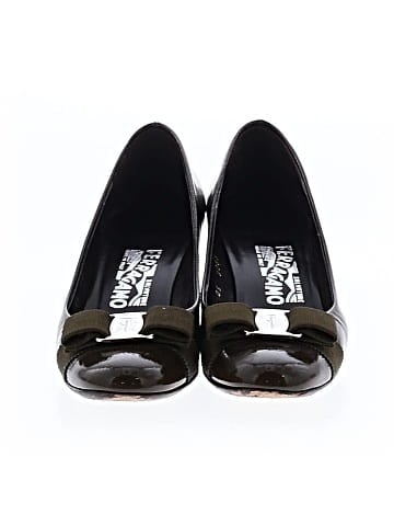 Salvatore Ferragamo Vintage Patent Leather Heels (view 2)