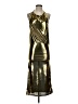 Unbranded Metallic Gold Cocktail Dress Size S - photo 1