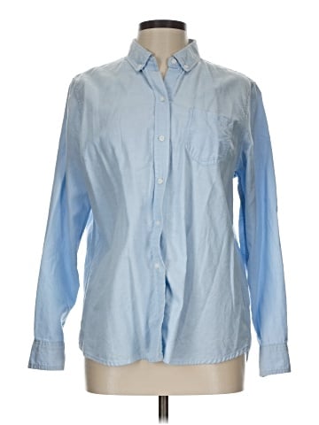 Gap Long Sleeve Button-Down Shirt (view 1)