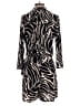 Veronica M. Print Black Cocktail Dress Size M - photo 2