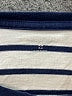Lands' End 100% Cotton Stripes Ivory Short Sleeve Turtleneck Size XS - photo 7