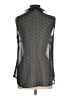 CAbi 100% Polyester Gray Sleeveless Blouse Size M - photo 2