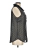 CAbi 100% Polyester Gray Sleeveless Blouse Size M - photo 4