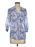Kut from the Kloth 100% Polyester Blue 3/4 Sleeve Blouse Size S - photo 1