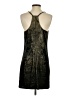 Lavender Brown Metallic Black Cocktail Dress Size XS - photo 2