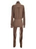 Fashion Nova Metallic Brown Jumpsuit Size S - photo 2