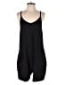 Caracilia Solid Black Romper Size M - photo 1