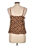 A New Day 100% Rayon Brown Sleeveless Top Size L - photo 2