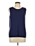 BTFBM 100% Viscose Blue Purple Sleeveless Top Size L - photo 1