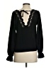 Shein 100% Polyester Black Long Sleeve T-Shirt Size 4 - photo 2
