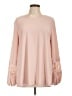 Dennis by Dennis Basso Pink Long Sleeve Blouse Size L - photo 1