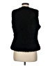 Yest 100% Polyester Black Faux Fur Vest Size 8 - photo 2