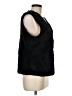Yest 100% Polyester Black Faux Fur Vest Size 8 - photo 4