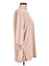 Dennis by Dennis Basso Pink Long Sleeve Blouse Size L - photo 4