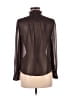 Kate Hill 100% Polyester Brown Long Sleeve Blouse Size 4 (petite) - photo 2