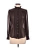 Kate Hill 100% Polyester Brown Long Sleeve Blouse Size 4 (petite) - photo 1