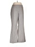 Classiques Entier Chevron-herringbone Gray Wool Pants Size 12 - photo 1